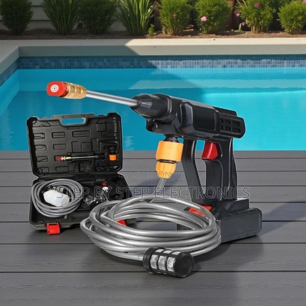 Wireless High Pressure Car Washer Gun With Adjustable Jet Spray Tip