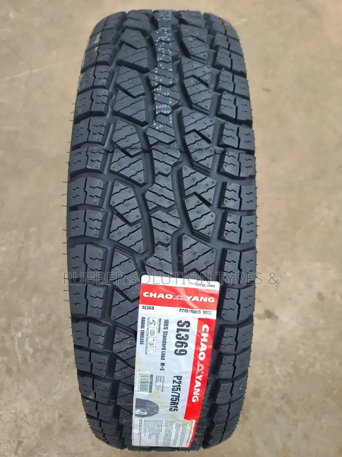 215 /75 R15 Chaoyang Tyres Sl369 All-Terrain