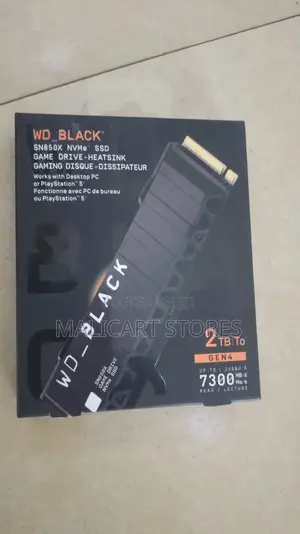 Wd_black 2tb SSD Sn850x Nvme Internal Game Drive + Heatsink