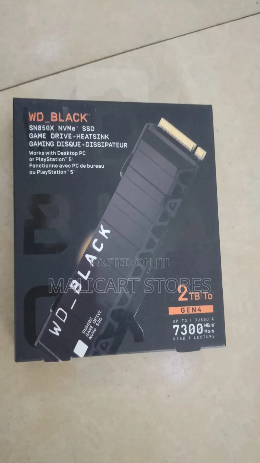 Wd_black 2tb SSD Sn850x Nvme Internal Game Drive + Heatsink
