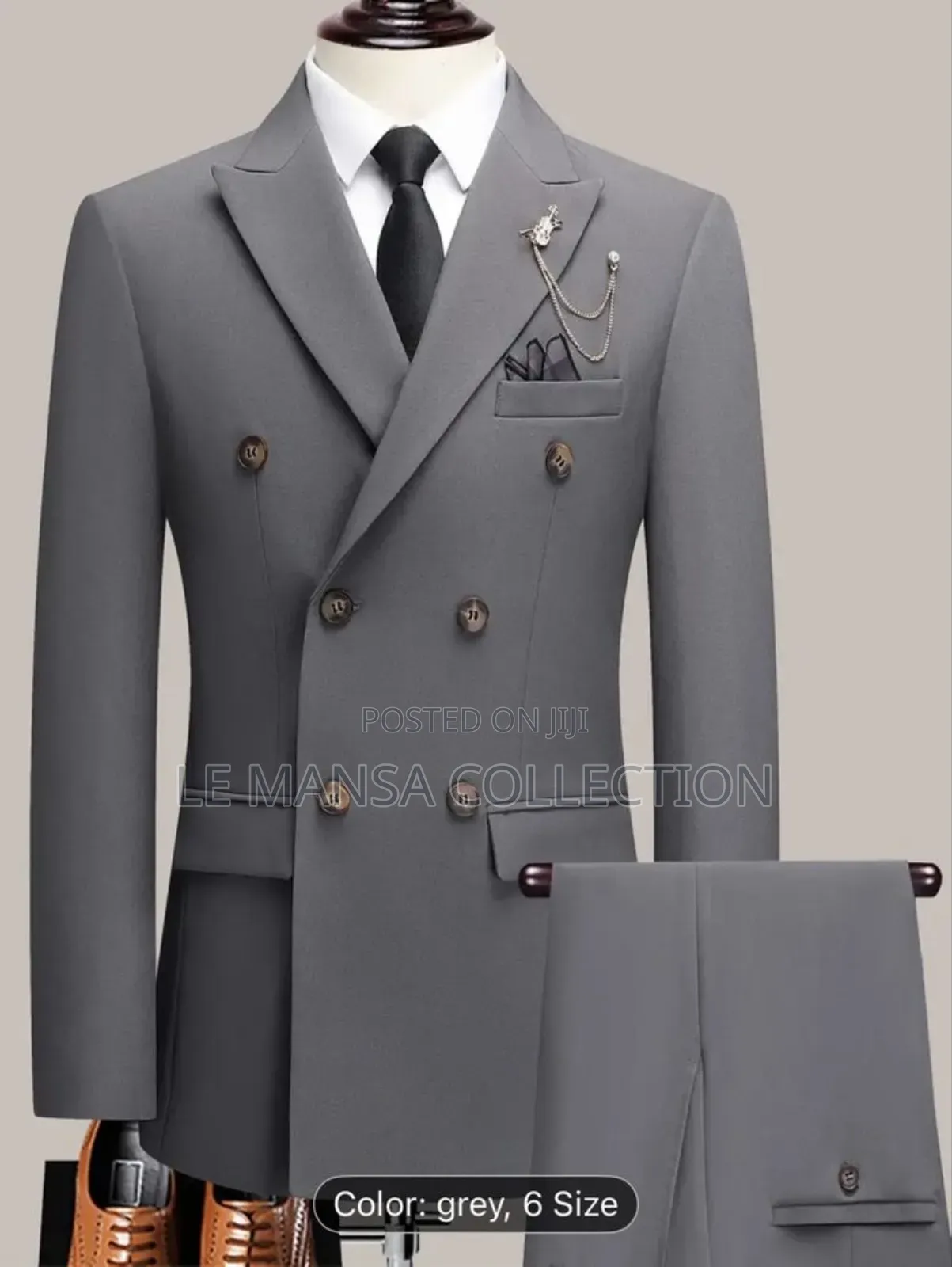 Modern Double Breasted Suit