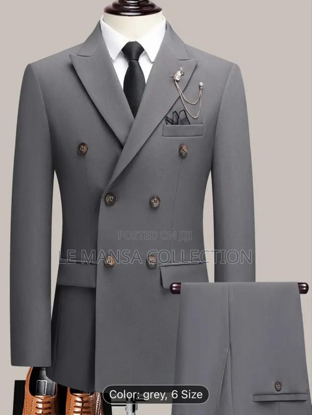 Modern Double Breasted Suit - main view
