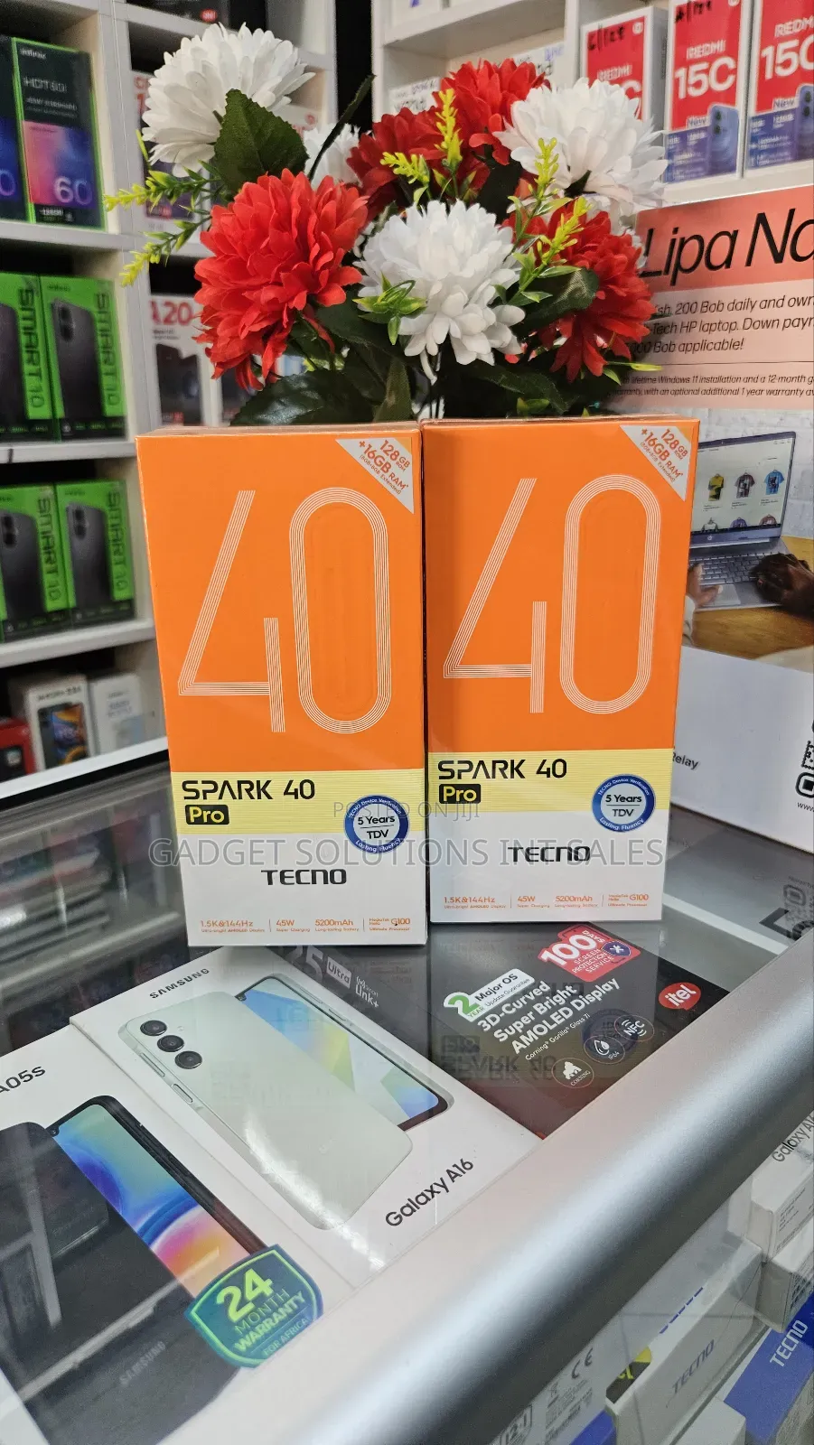 New Tecno Spark 40 Pro 128 GB Black