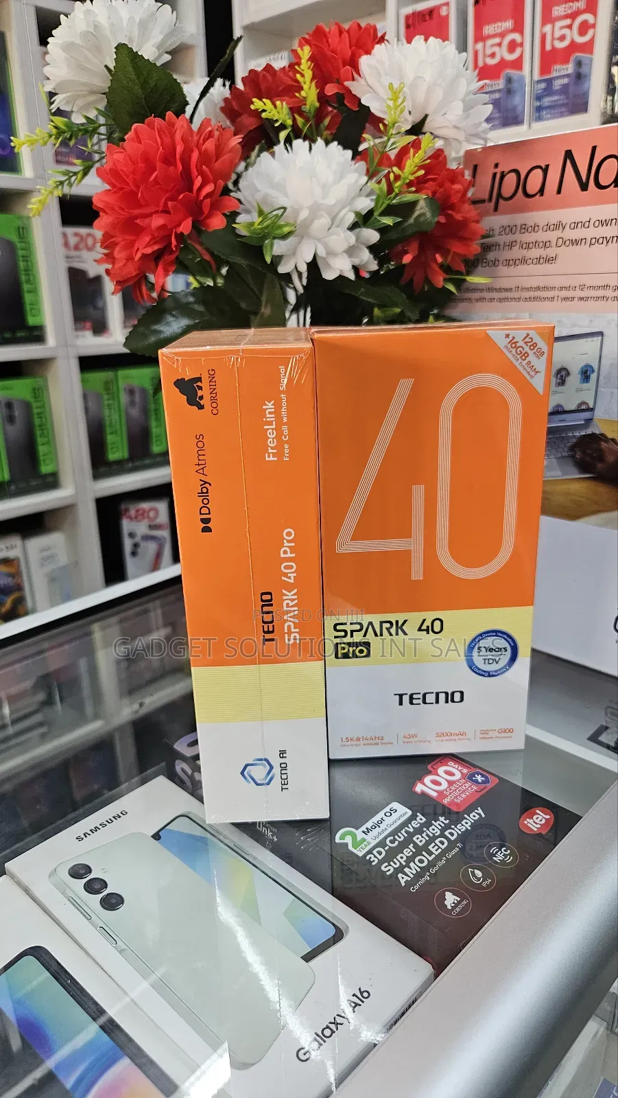 New Tecno Spark 40 Pro 128 GB Black