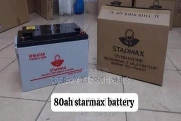 Starmax Original 80 Ah Solar Battery Dry Cell Battery