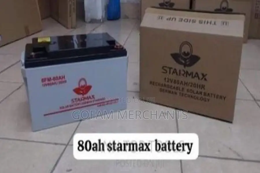 Starmax Original 80 Ah Solar Battery Dry Cell Battery