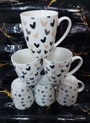 Stylish 4 Design Ceramic Cups