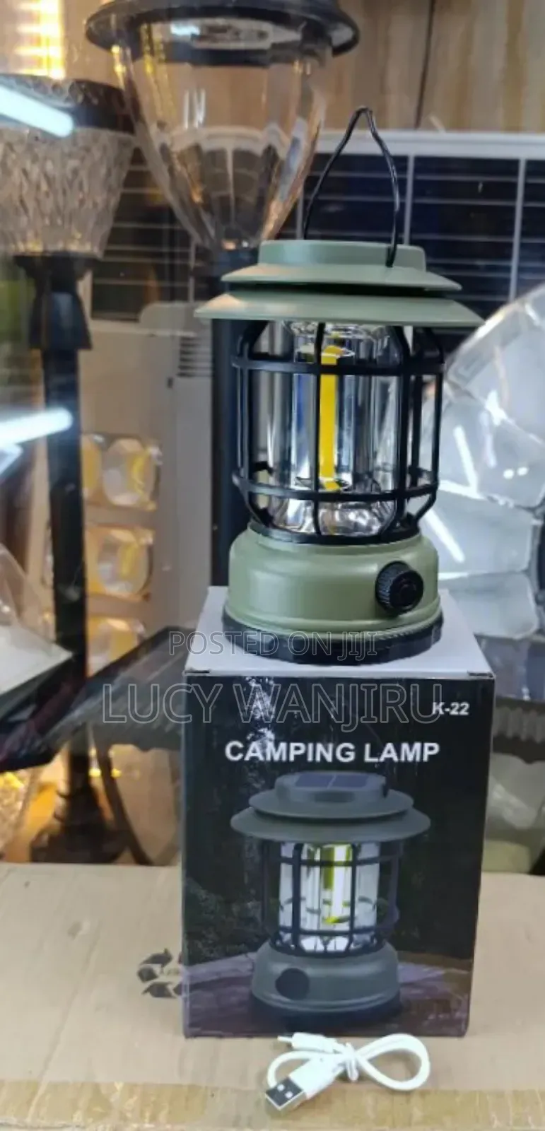 Solar Rechargeable Camping Light