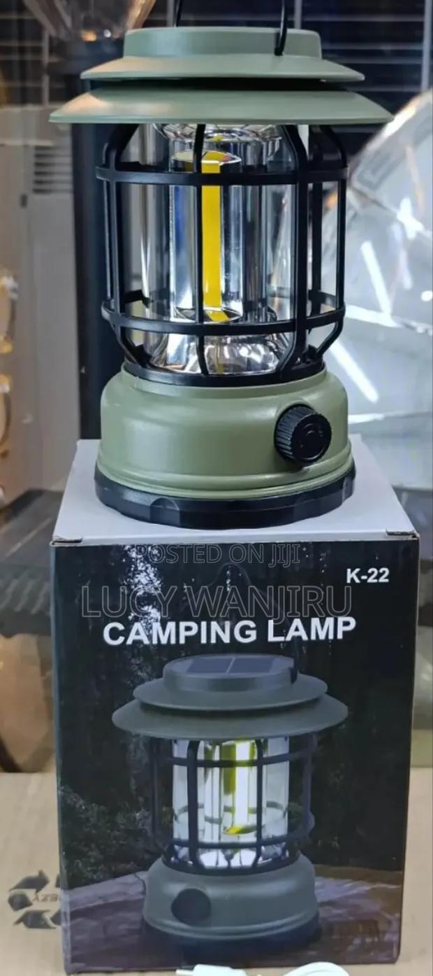 K 22 Camping Light/ Solar Camping Light - main view