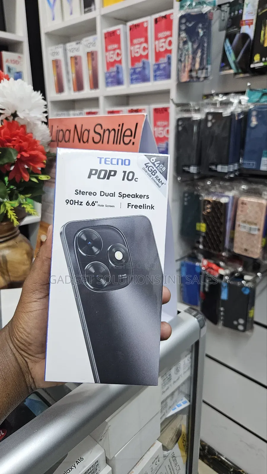 New Tecno Pop 10C 64 GB Black