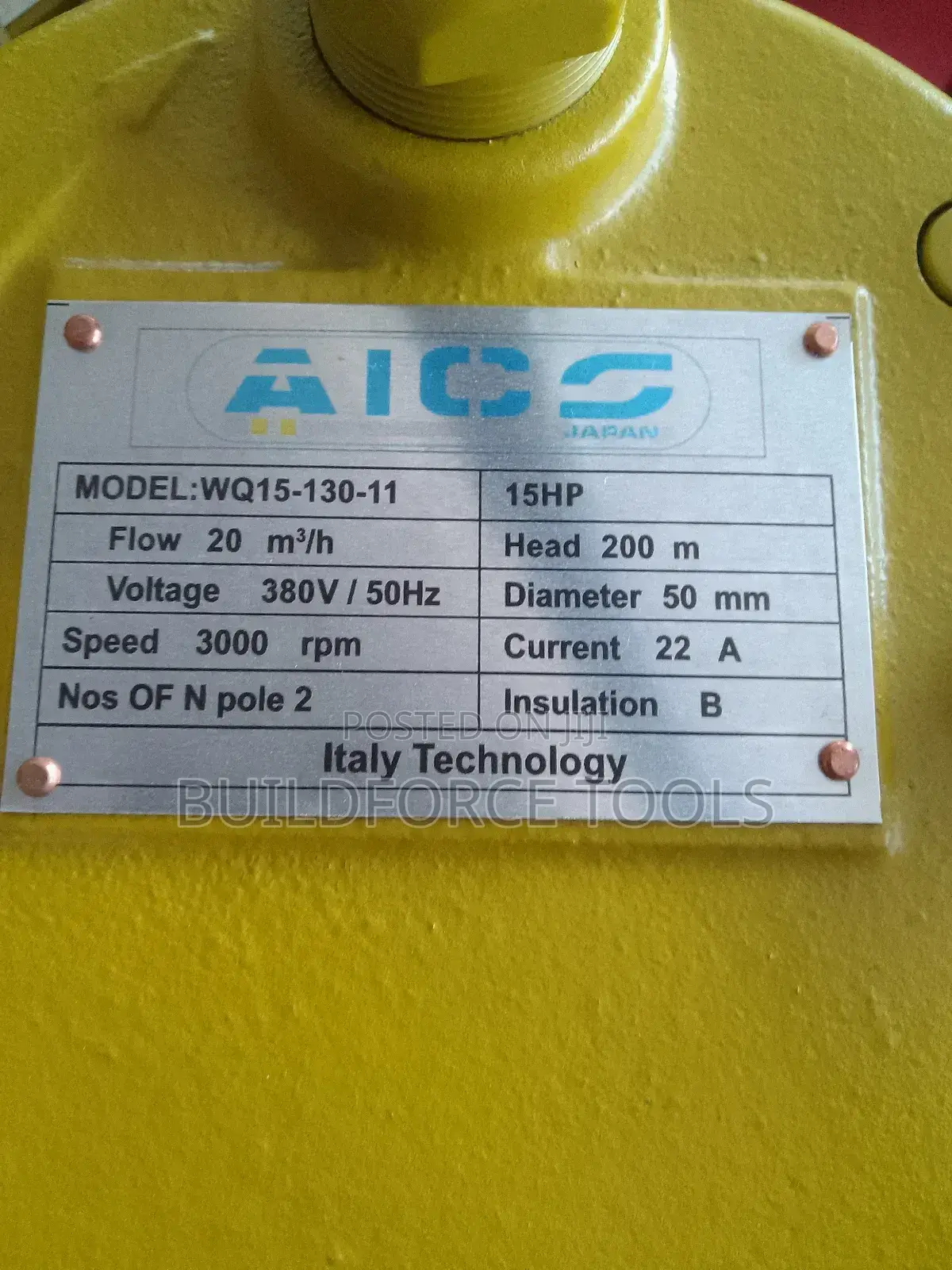 15hp Sewage Submersible Pump