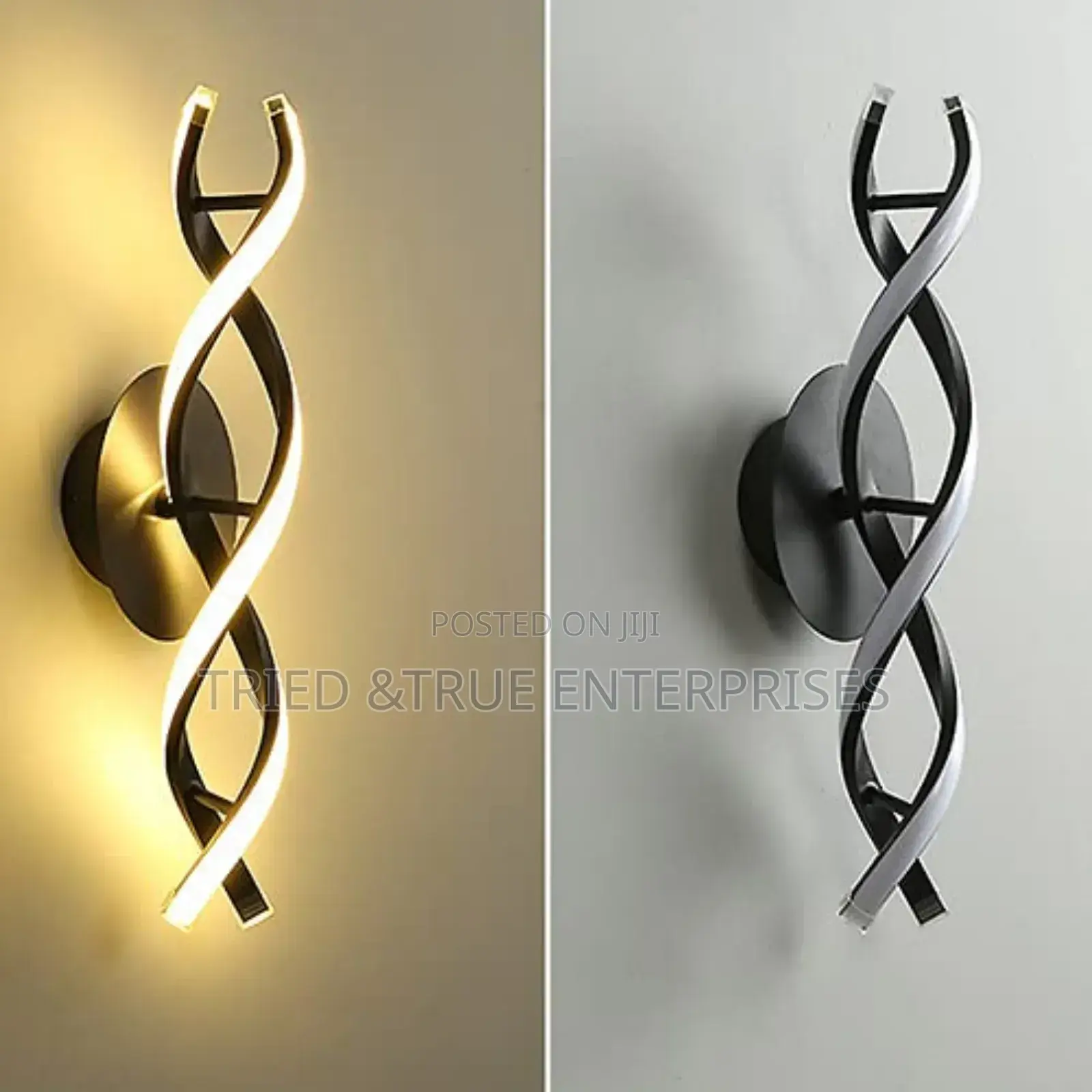 Modern Indoor Tricolour Spiral Wall Bracket Light Hj9y