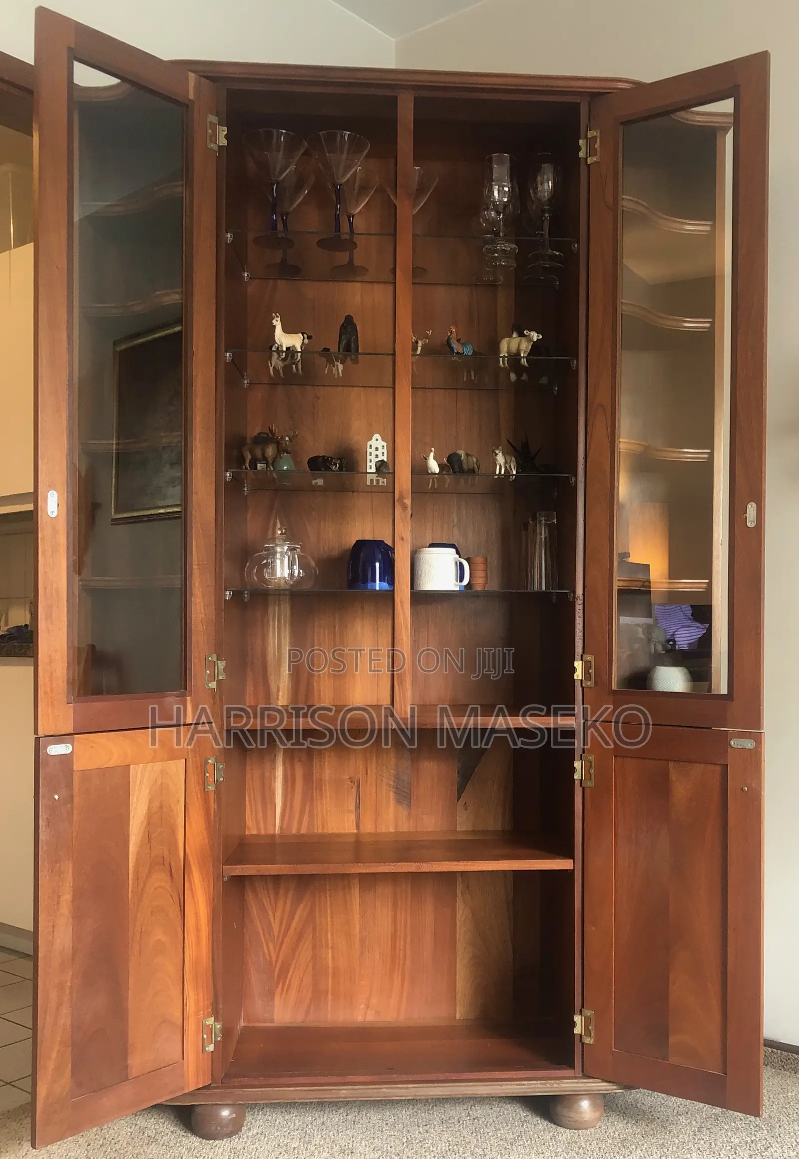 High-End Mahogany Cabinet