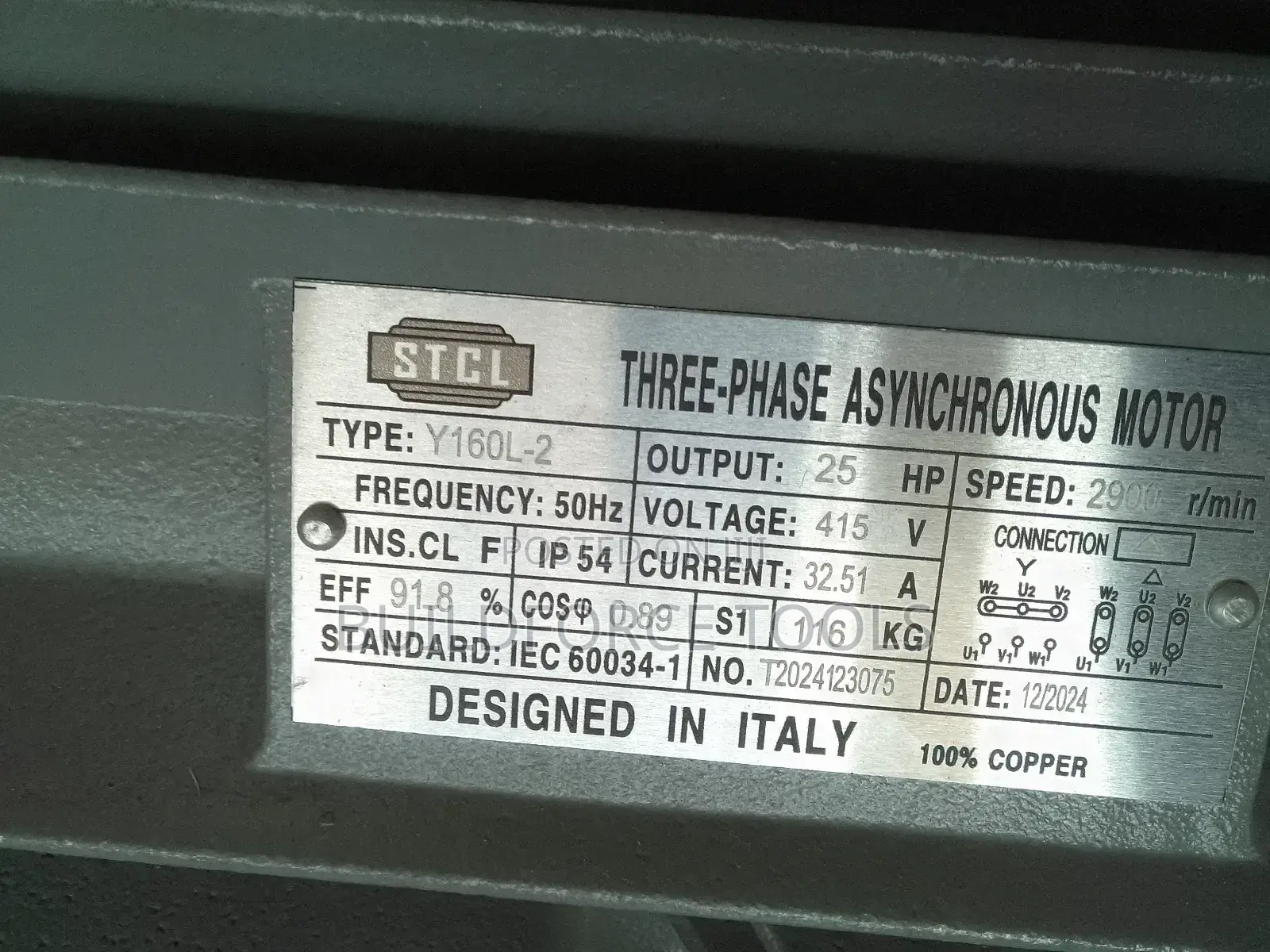 Aico Japan 25hp Three Phase Motor