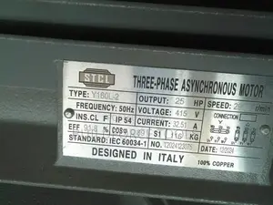 Aico Japan 25hp Three Phase Motor