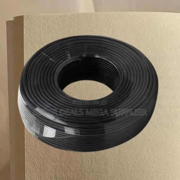 High Conductivity 1.5mm Black PVC Electrical Wiring Cable