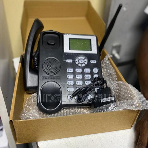 Ets5623 -Black Huawei Cordless GSM Single Sim Landline Phone