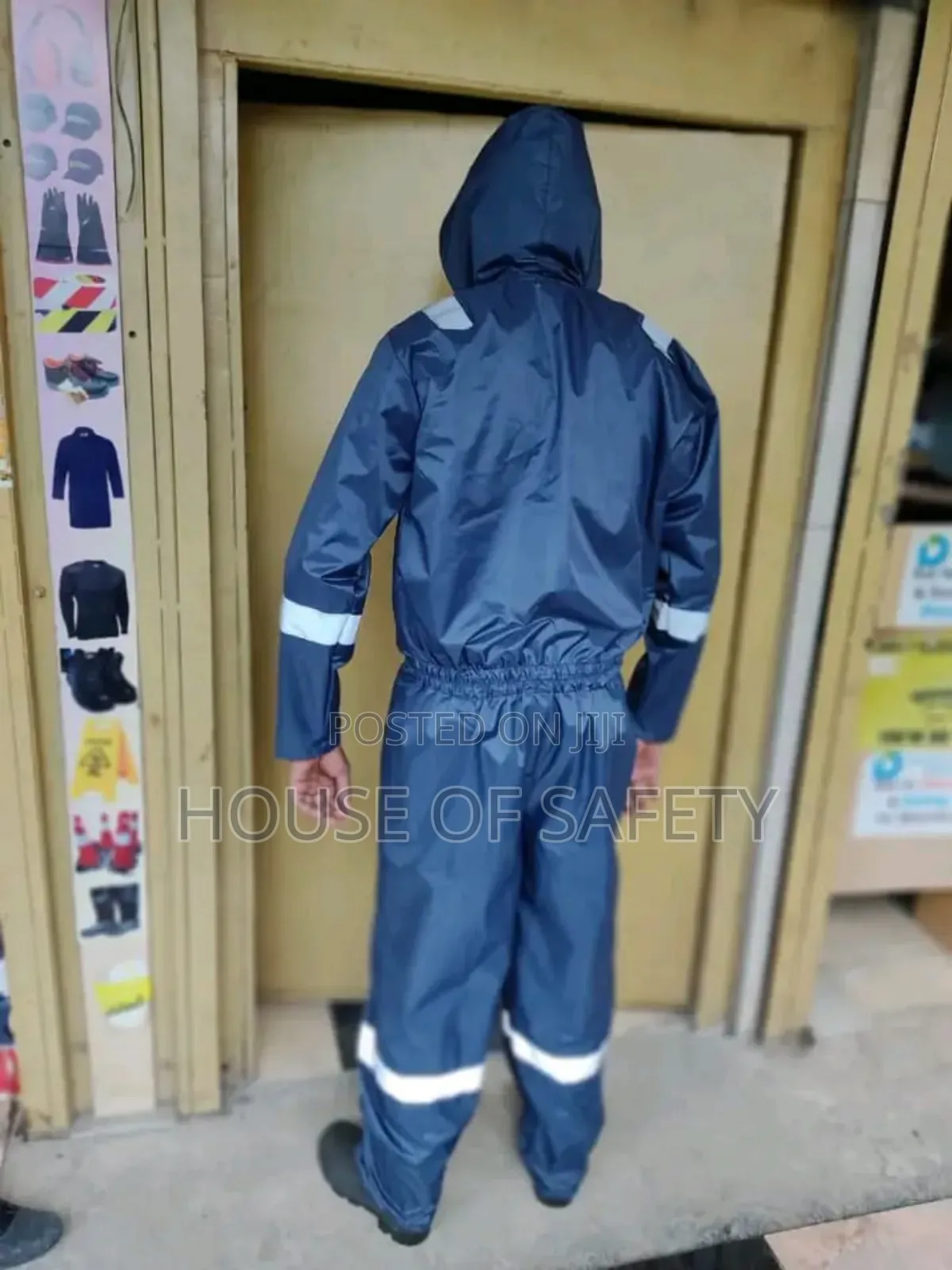 Waterproof Safety Overall Extra Large Reflective