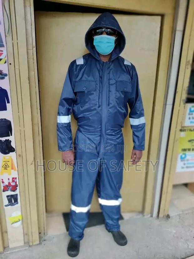 Waterproof Safety Overall Extra Large Reflective - thumbnail 2