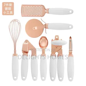 7pcs Kitchen Gadget Set With Copper Plated-Pa
