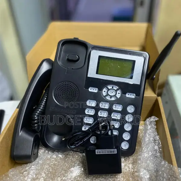 Portable Large-Capacity Single Sim Landline Phone - Ets5623 -Black