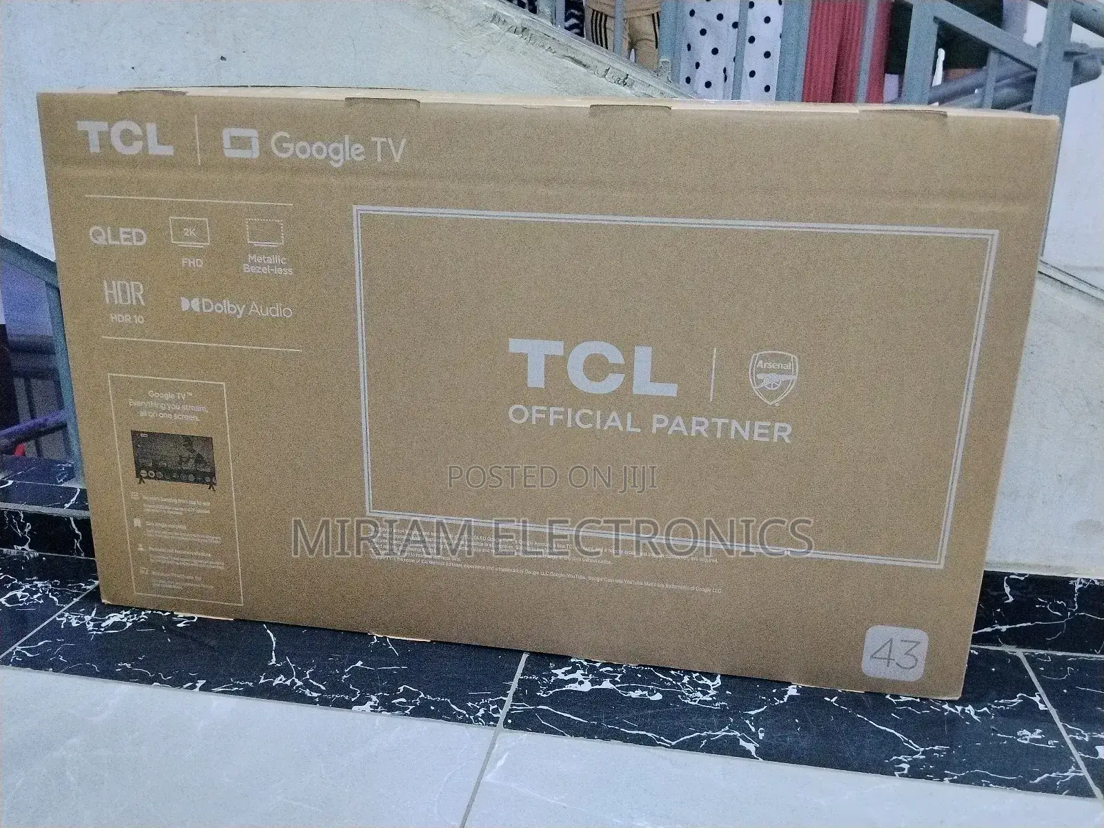 TCL 43" Qled Smart Google Tv