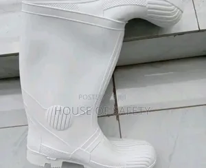 White Farming Gumboots For Men