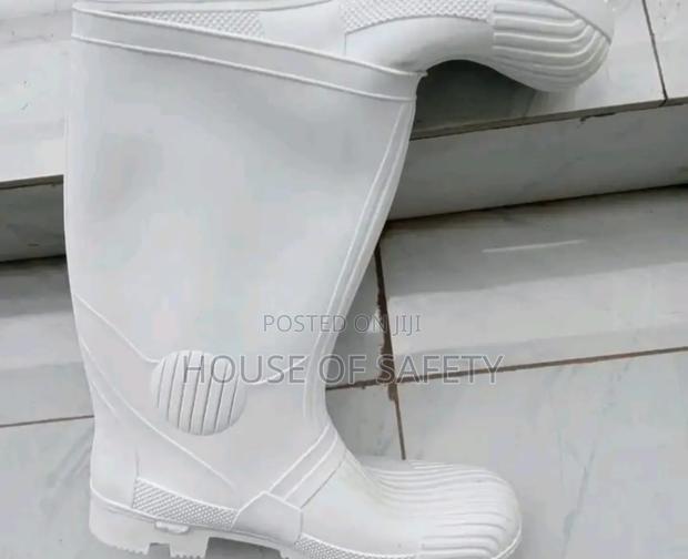 White Farming Gumboots For Men - thumbnail 2