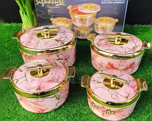Pearl Platina Hot Pot Set of 4