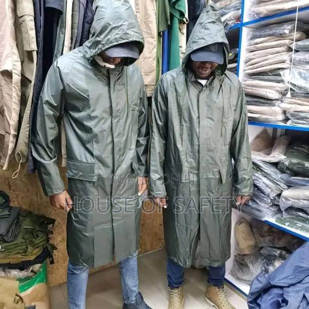 Juggle Green And Navyblue 2xtra Large Rain Coats