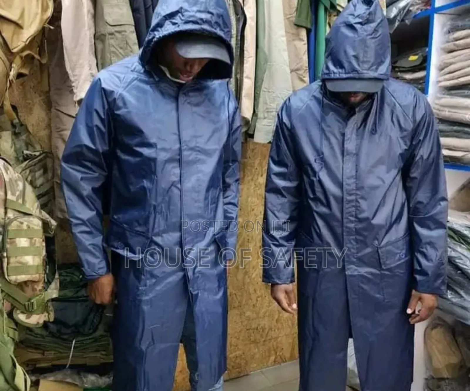 Juggle Green And Navyblue 2xtra Large Rain Coats