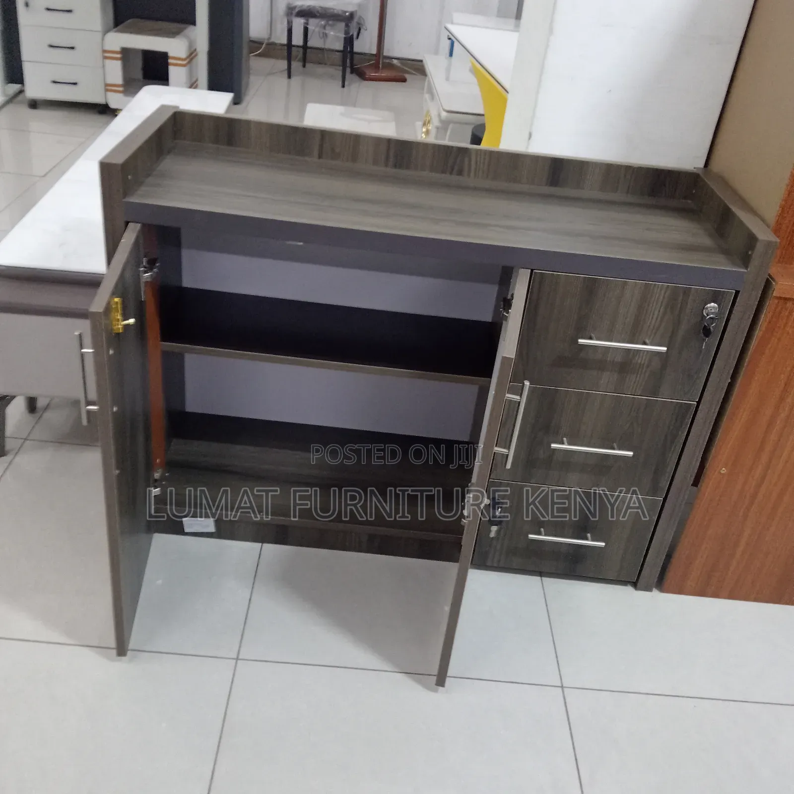 Wooden Side Storage Unit
