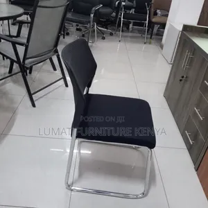 Chrome Frame Mesh Chair
