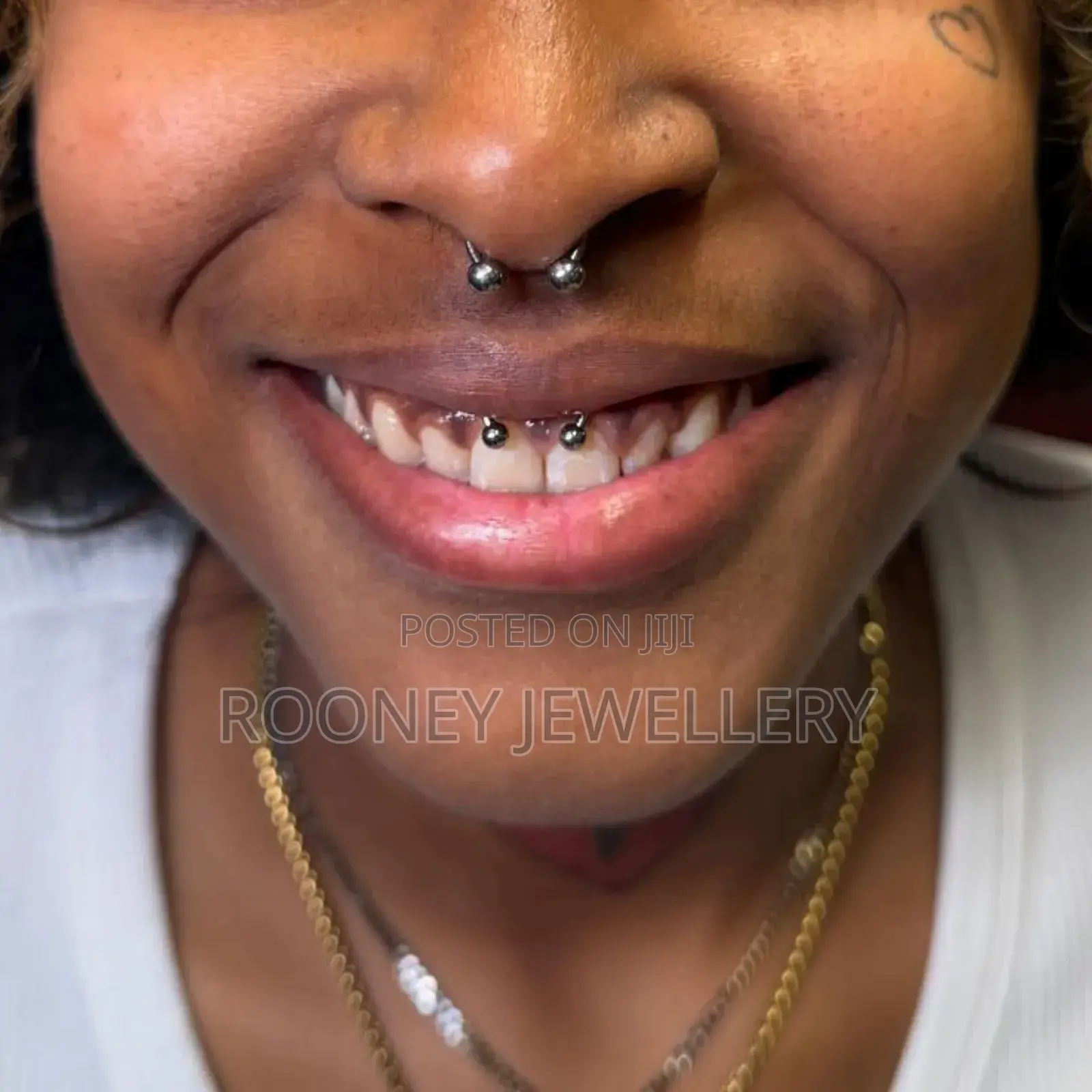 Tattoo and Piercings, Silver Teeth