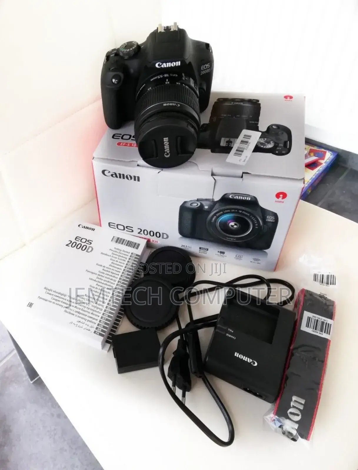 Canon Eos 2000d DSLR Camera With 18- 55mm Lens