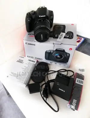 Canon Eos 2000d DSLR Camera With 18- 55mm Lens