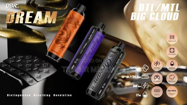 Dbr Dream (20,000 Puffs) Vape With Lcd Screen - main view