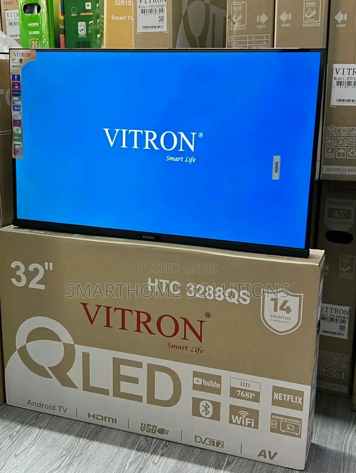 Vitron 32" Qled Smart Tv - Android Power