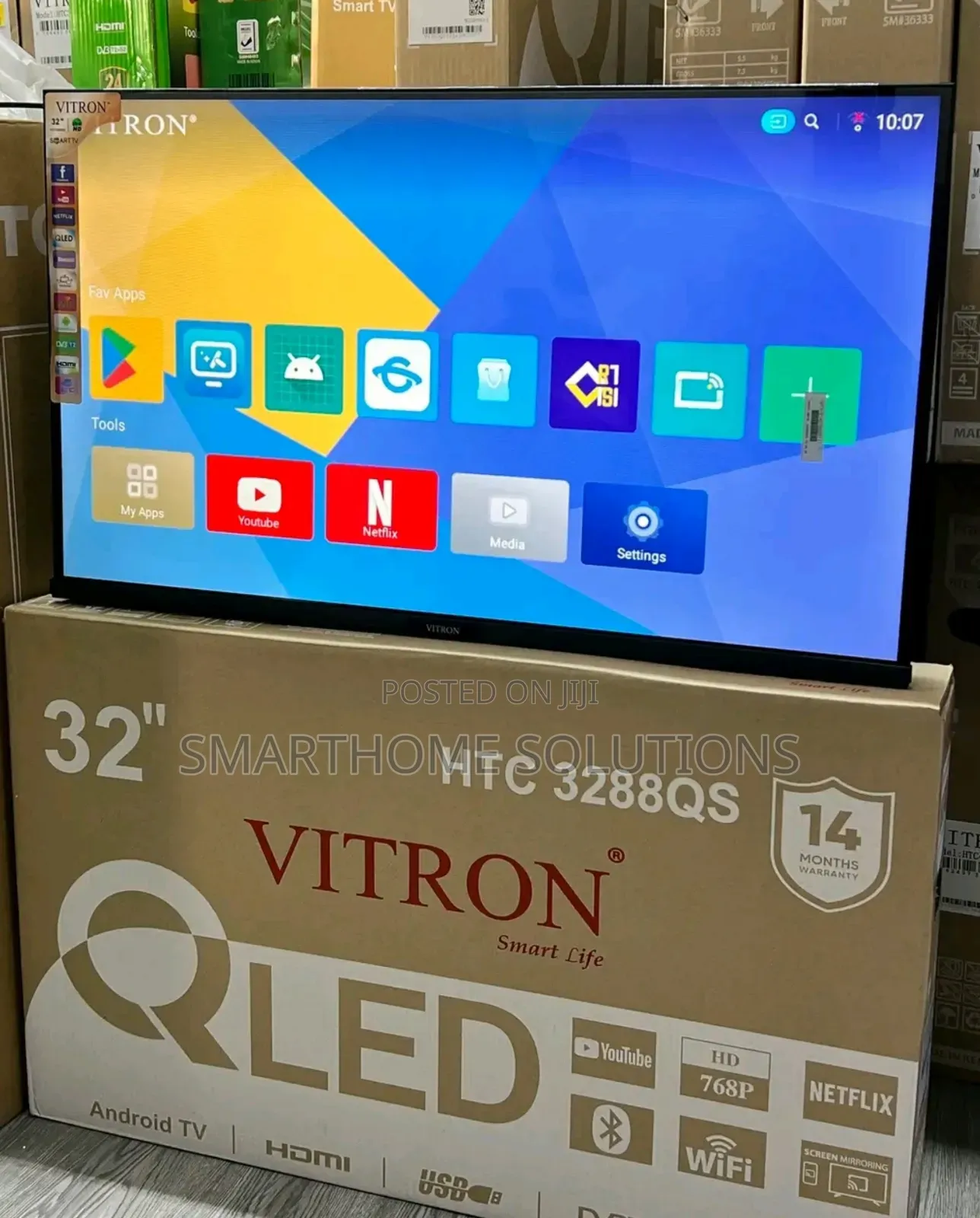 Htc Vitron 32" Streaming Qled Smart Tv