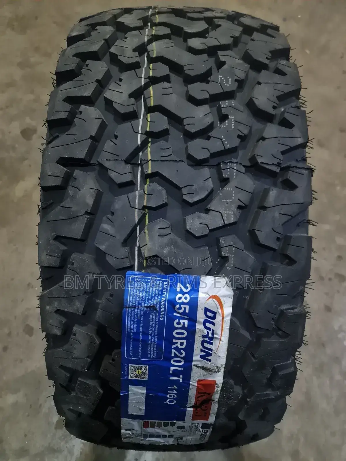 285 /50 R20 Durun Tyres (All Terrrain)