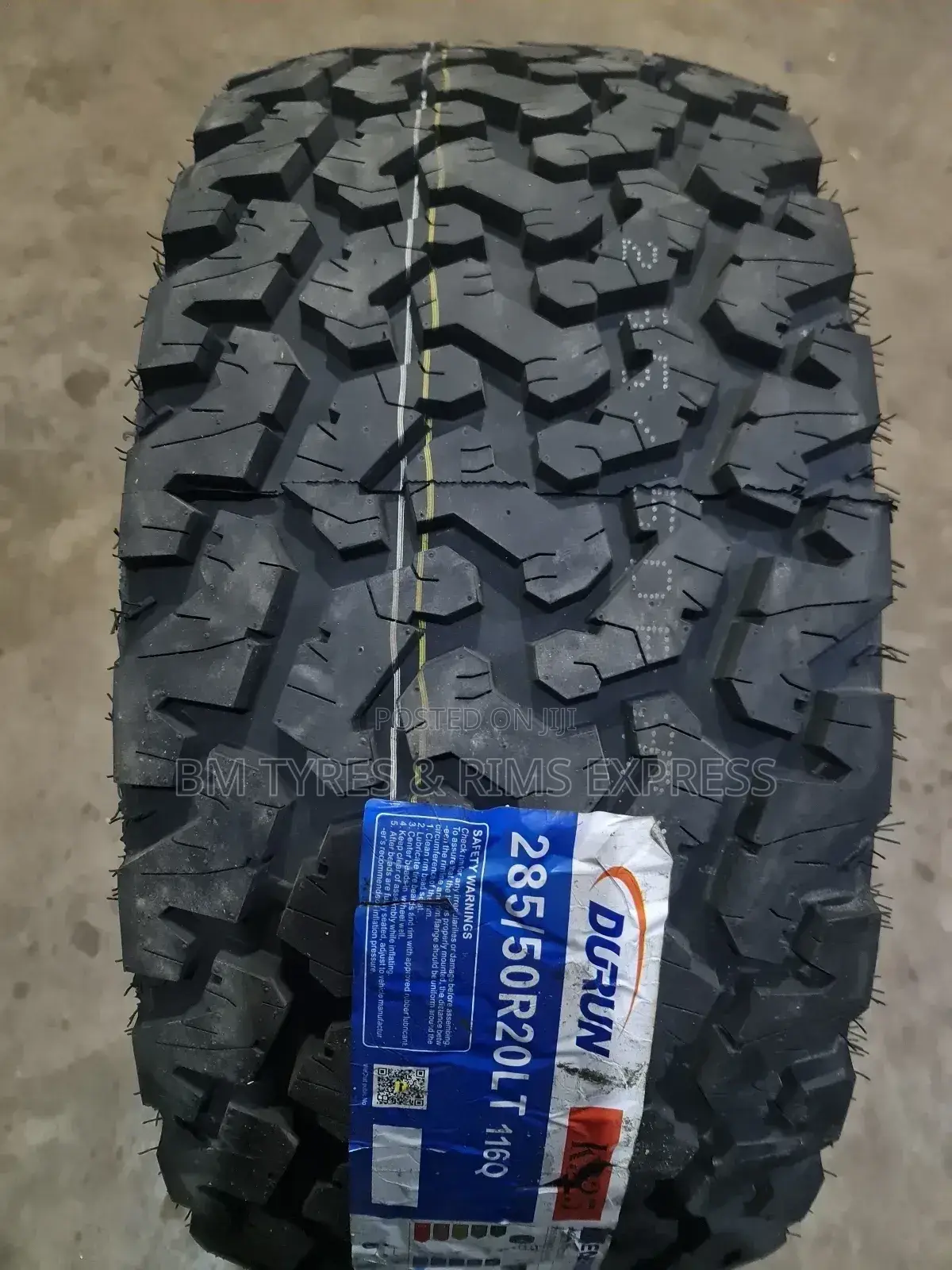 285 /50 R20 Durun Tyres (All Terrrain)