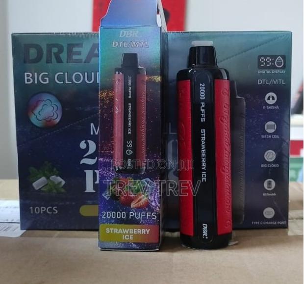 Dbr Dream (20,000 Puffs) Vape With Lcd Screen - thumbnail 7