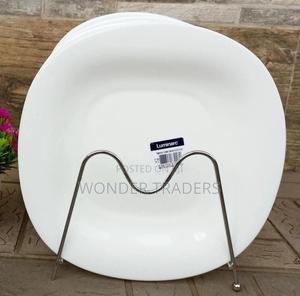 6 Pc Luminarc Corner Plates . - thumbnail 2