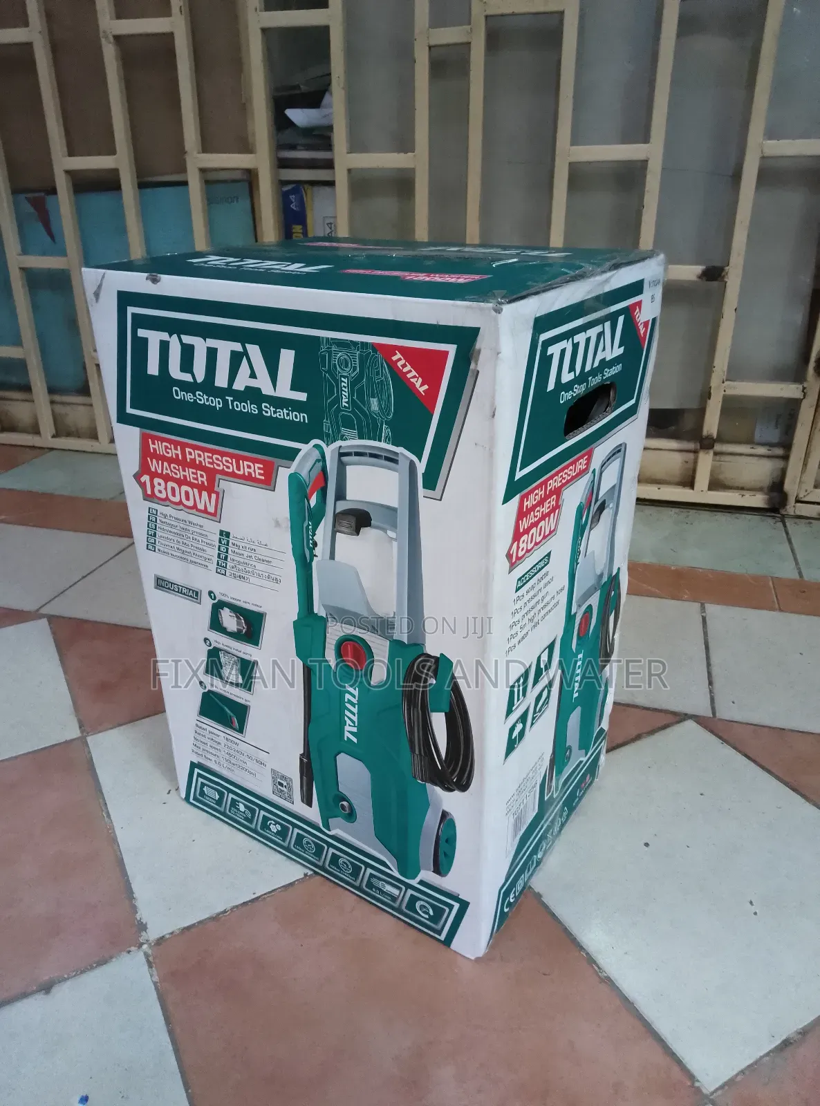 High Pressure Electric Car Wash Machine 1800 Watts 2200 Psi