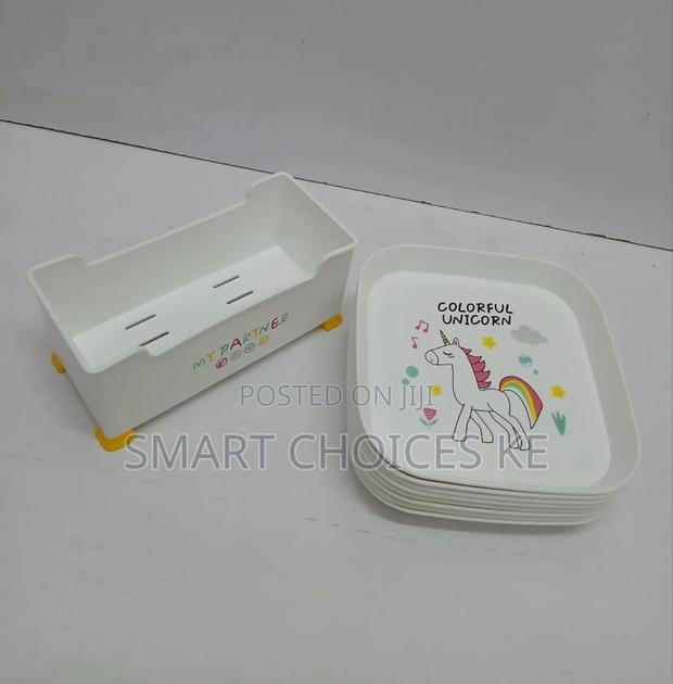 Meal General Spit Kids Snack Plates With Stand - thumbnail 2