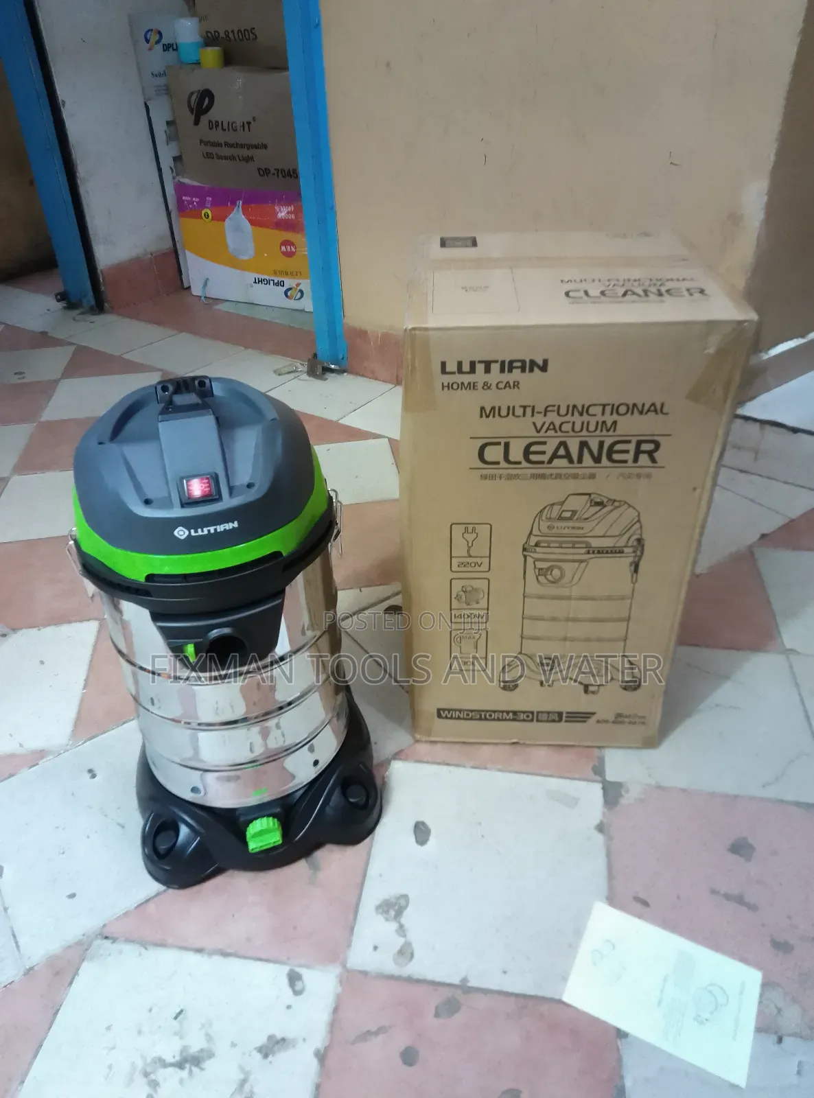 Lutian Multipurpose Home And Cars Vacuum Cleaner 30 Litres Wet And Dry