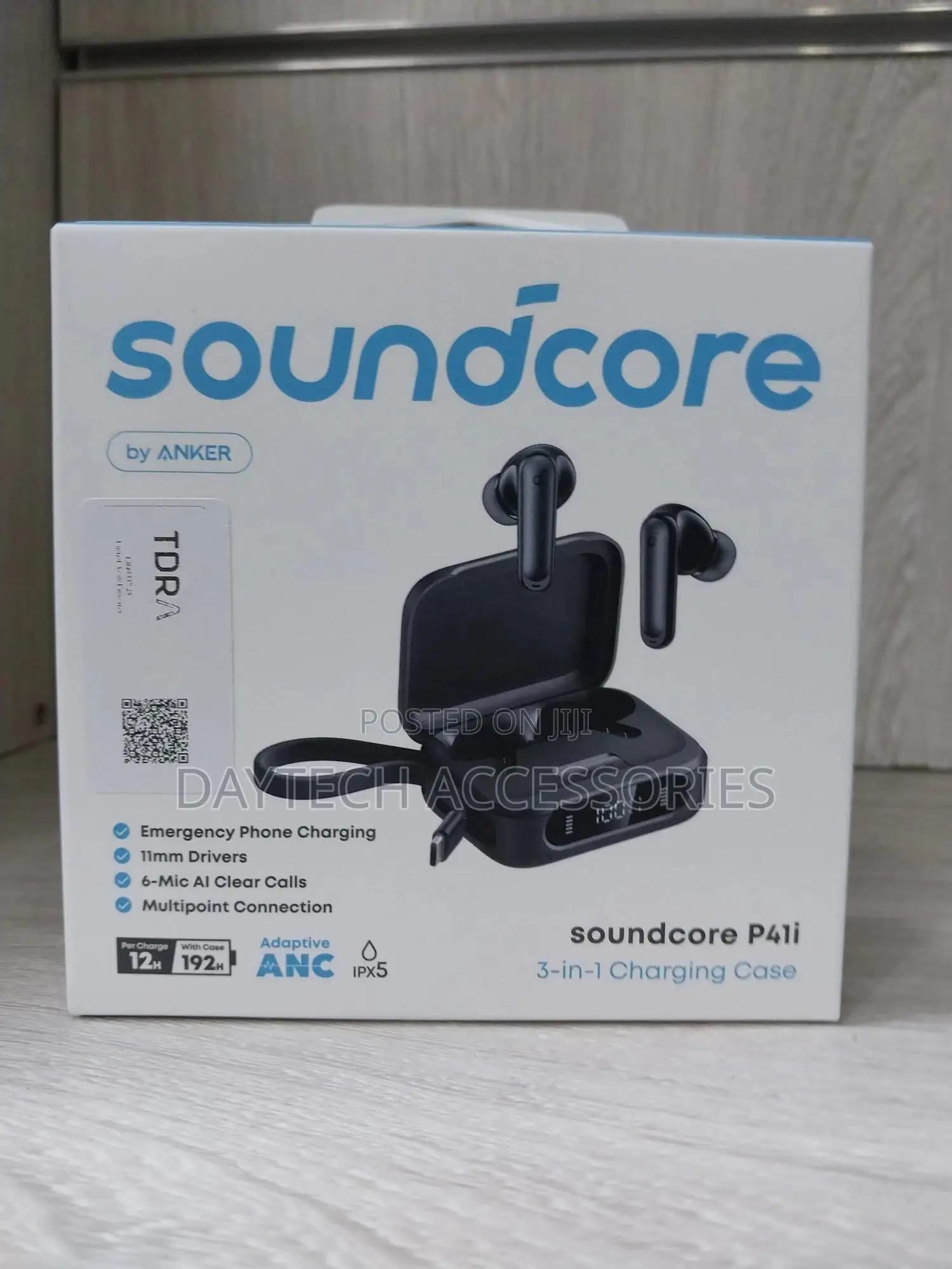 Anker Soundcore P41i Wireless Earbuds Portable Built-in Phone Charger.
