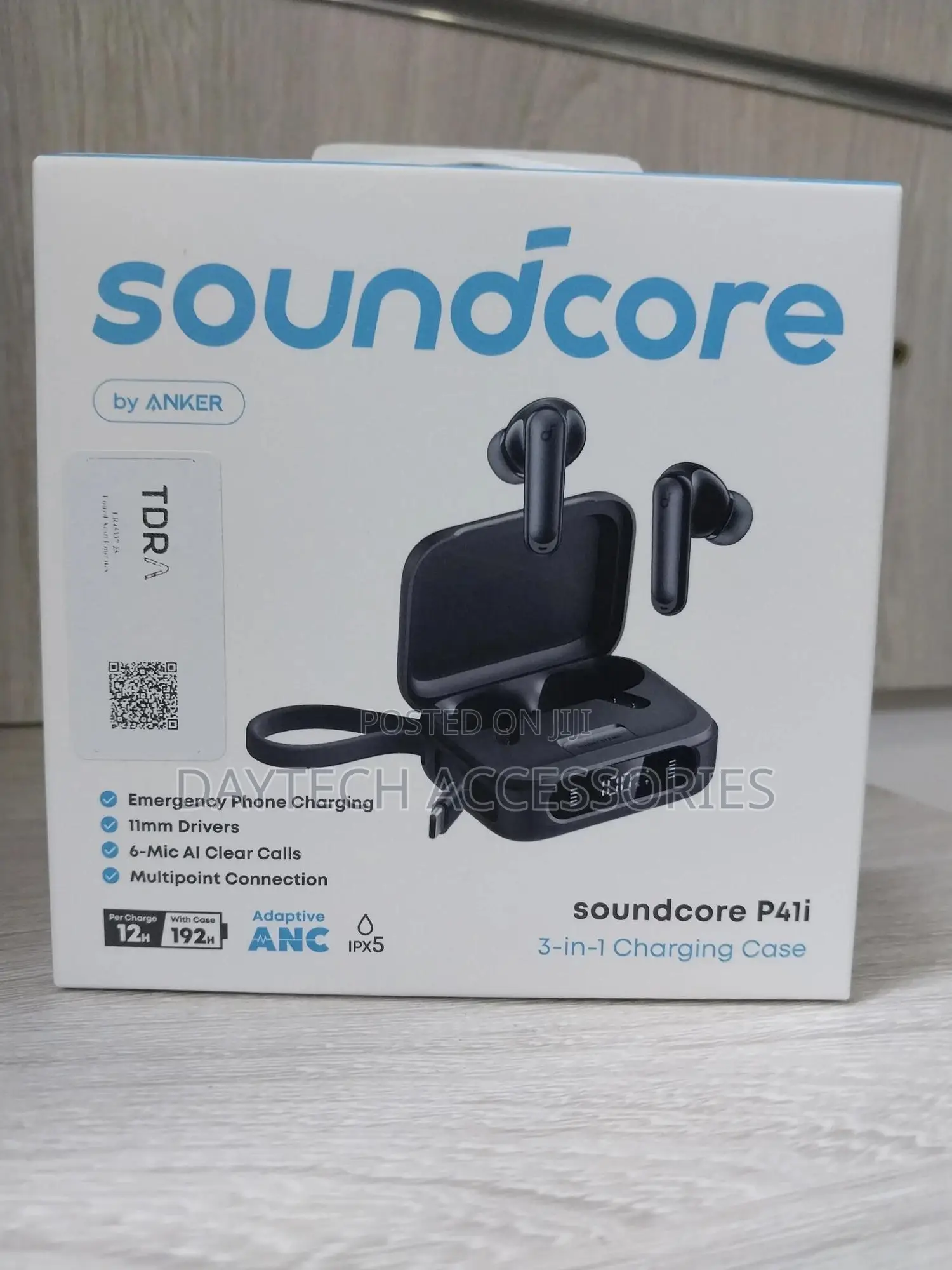 Anker Soundcore P41i Wireless Earbuds Portable Built-in Phone Charger.