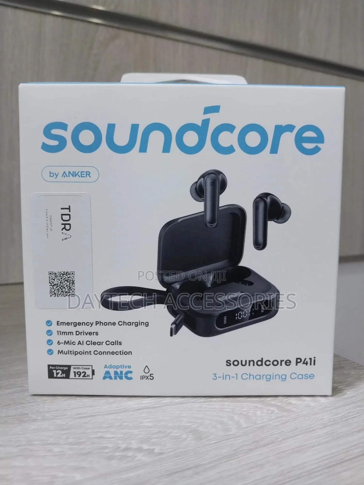 Anker Soundcore P41i Wireless Earbuds Portable Built-in Phone Charger.