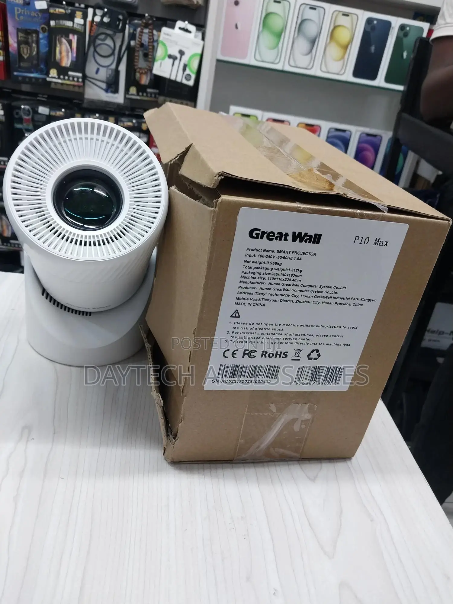 Great Wall Projector P10 Max Smart Compact LCD Projector